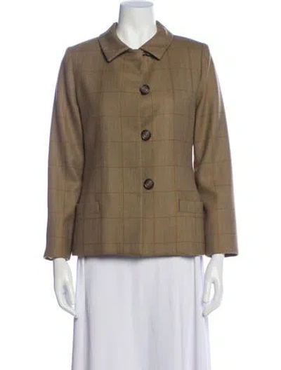 Pre-owned Bill Blass Vintage 1980's Jacket In Neutral