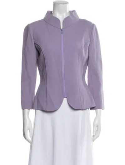 Pre-owned Bill Blass Vintage 1980's Jacket In Purple