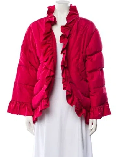 Pre-owned Bill Blass Vintage 1980's Jacket In Red