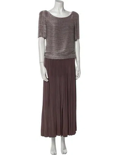 Pre-owned Bill Blass Vintage 1980's Set In Purple