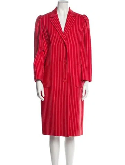 Pre-owned Bill Blass Vintage 1980's Skirt Suit In Orange