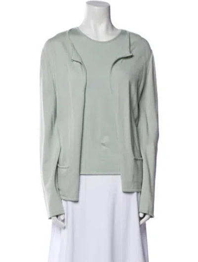 Pre-owned Bill Blass Vintage 1980's Sweater In Green