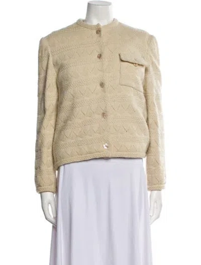 Pre-owned Bill Blass Vintage 1980's Sweater In Neutral