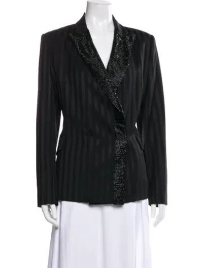 Pre-owned Bill Blass Vintage 1990's Blazer In Black