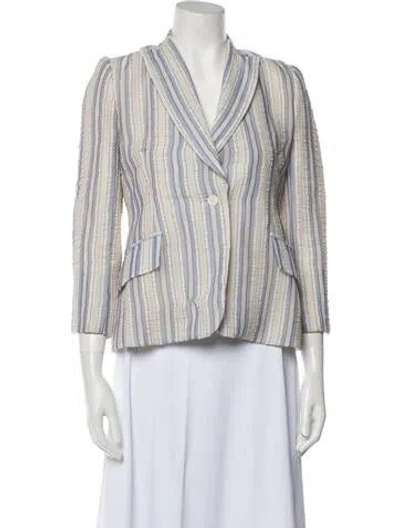 Pre-owned Bill Blass Vintage 1990's Blazer In Blue