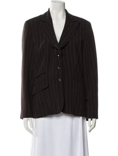 Pre-owned Bill Blass Vintage 1990's Blazer In Brown