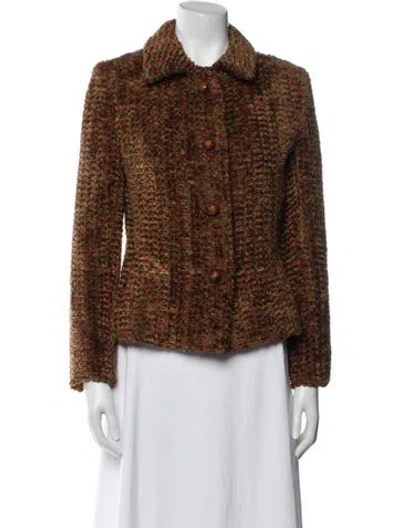 Pre-owned Bill Blass Vintage 1990's Blazer In Brown