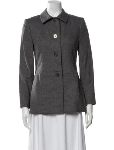 Pre-owned Bill Blass Vintage 1990's Blazer In Grey