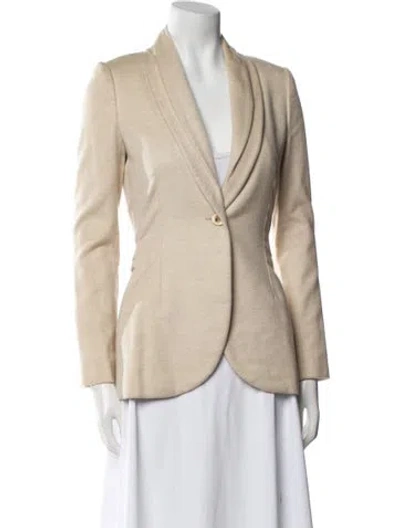 Pre-owned Bill Blass Vintage 1990's Blazer In Neutral