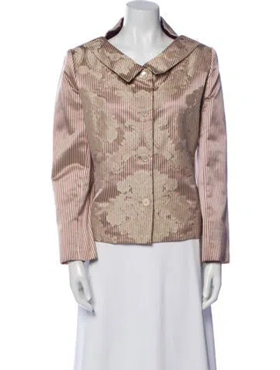 Pre-owned Bill Blass Vintage 1990's Blazer In Neutral