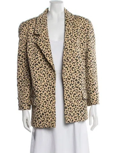 Pre-owned Bill Blass Vintage 1990's Blazer In Neutral
