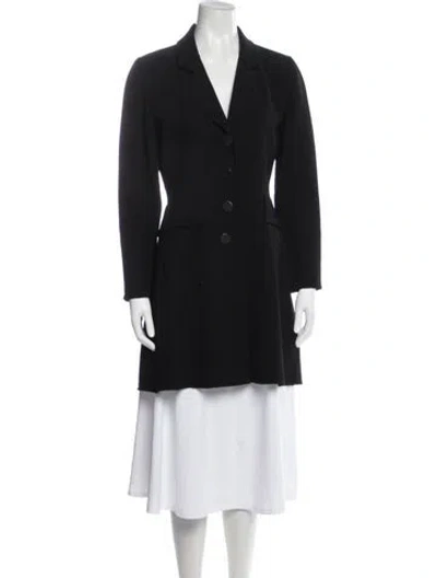 Pre-owned Bill Blass Vintage 1990's Coat In Black