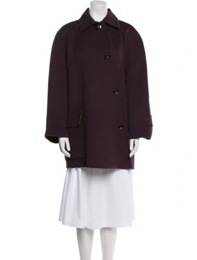 Pre-owned Bill Blass Vintage 1990's Coat In Purple