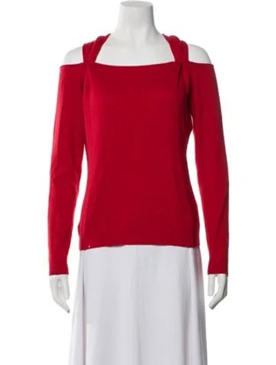 Pre-owned Bill Blass Vintage 1990's Sweater In Red