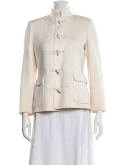 Pre-owned Bill Blass Vintage 1990's Utility Jacket In Neutral