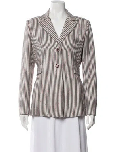 Pre-owned Bill Blass Vintage 2002 Blazer In Neutral