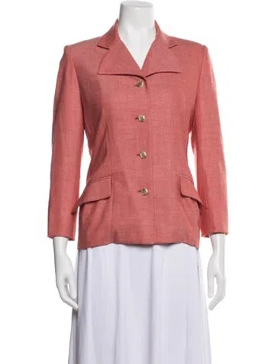 Pre-owned Bill Blass Vintage Blazer In Pink