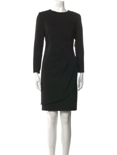 Pre-owned Bill Blass Vintage Knee-length Dress In Black