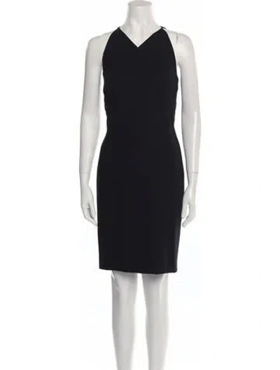 Pre-owned Bill Blass Vintage Knee-length Dress In Black