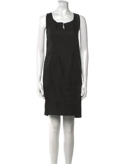 Pre-owned Bill Blass Vintage Knee-length Dress In Black