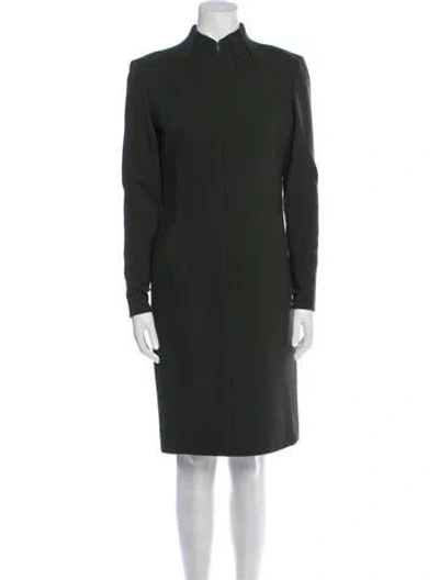 Pre-owned Bill Blass Vintage Knee-length Dress In Green