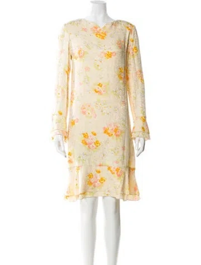 Pre-owned Bill Blass Vintage Knee-length Dress In Multi
