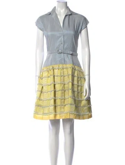 Pre-owned Bill Blass Vintage Knee-length Dress In Multi