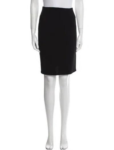 Pre-owned Bill Blass Vintage Knee-length Skirt In Black