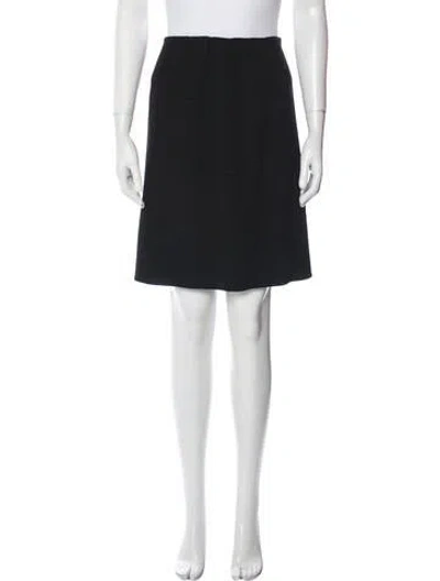 Pre-owned Bill Blass Vintage Knee-length Skirt In Black