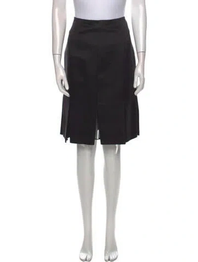 Pre-owned Bill Blass Vintage Knee-length Skirt In Black