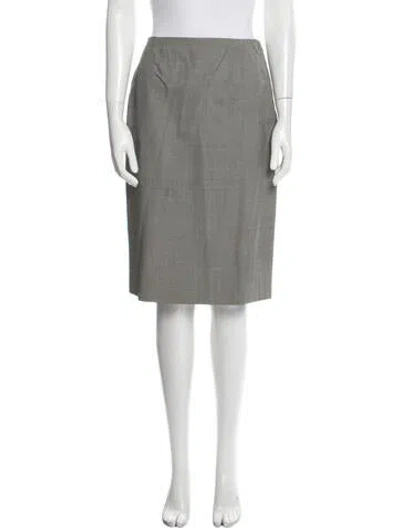 Pre-owned Bill Blass Vintage Knee-length Skirt In Black