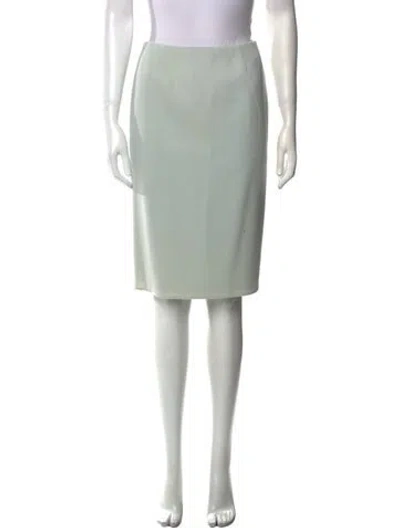 Pre-owned Bill Blass Vintage Knee-length Skirt In Blue