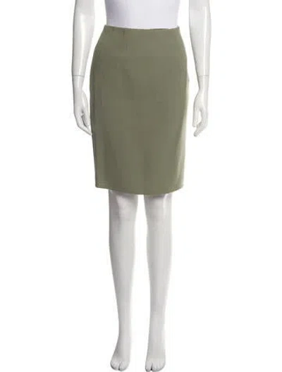 Pre-owned Bill Blass Vintage Knee-length Skirt In Green