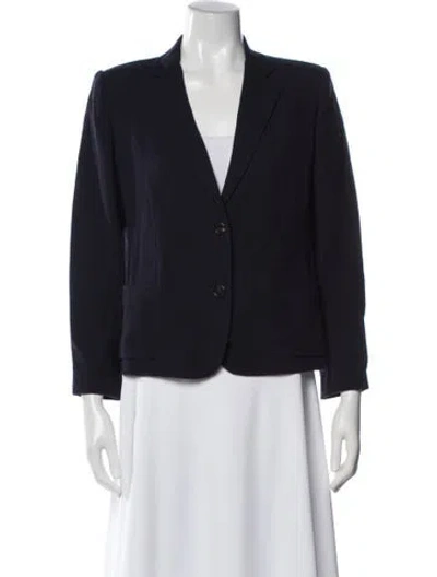 Pre-owned Bill Blass Vintage Late 1980's - Early 1990's Blazer In Blue