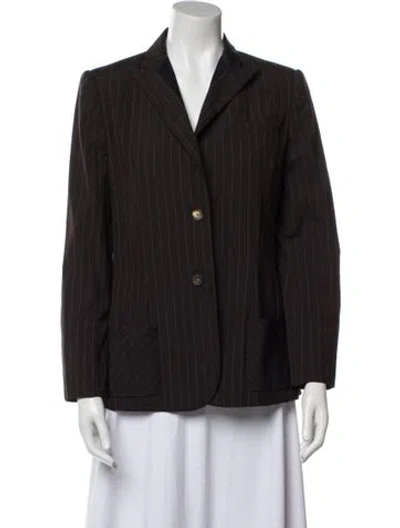 Pre-owned Bill Blass Vintage Late 1980's - Early 1990's Blazer In Brown
