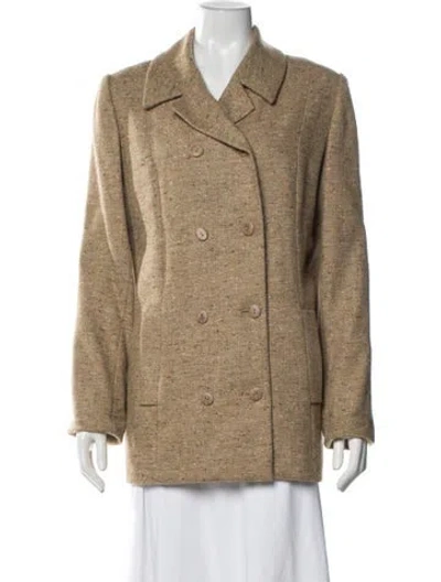 Pre-owned Bill Blass Vintage Late 1980's - Early 1990's Blazer In Neutral
