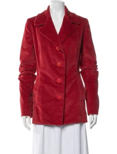 Pre-owned Bill Blass Vintage Late 1980's - Early 1990's Blazer In Orange