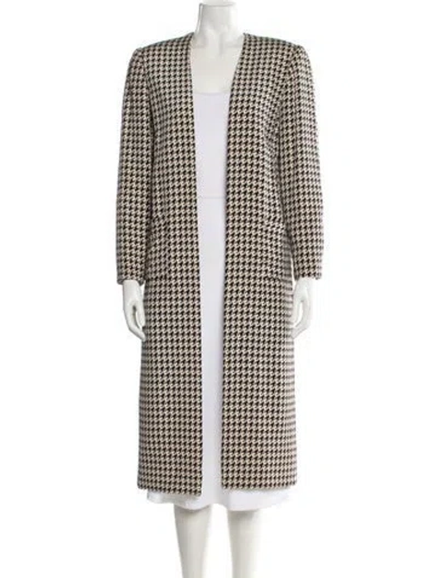 Pre-owned Bill Blass Vintage Late 1980's - Early 1990's Coat In Black