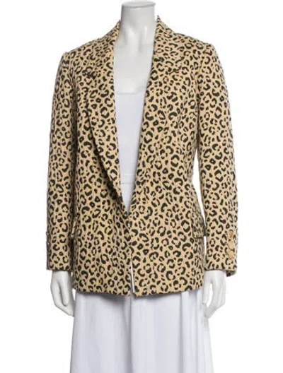 Pre-owned Bill Blass Vintage Late 1980's - Early 1990's Coat In Neutrals