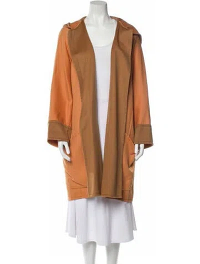 Pre-owned Bill Blass Vintage Late 1980's - Early 1990's Coat In Orange