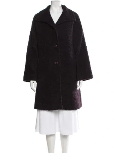 Pre-owned Bill Blass Vintage Late 1980's - Early 1990's Coat In Purple