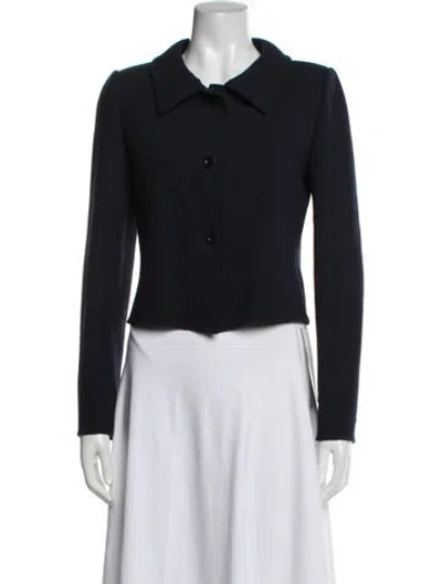 Pre-owned Bill Blass Vintage Late 1980's - Early 1990's Jacket In Blue