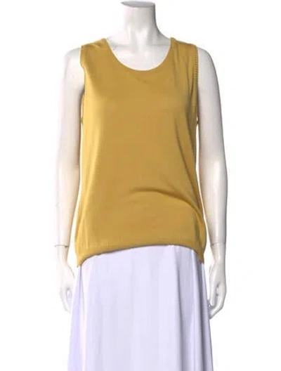 Pre-owned Bill Blass Vintage Late 1980's - Early 1990's Sweater In Yellow