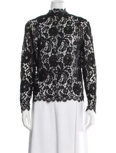 Pre-owned Bill Blass Vintage Late 1980's - Early 1990's Top In Black