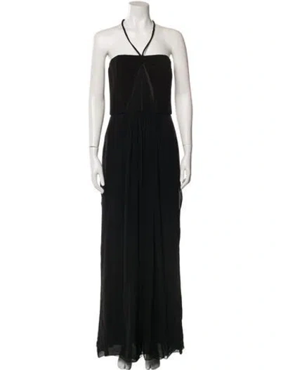 Pre-owned Bill Blass Vintage Long Dress In Black