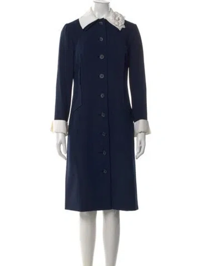 Pre-owned Bill Blass Vintage Long Dress In Blue