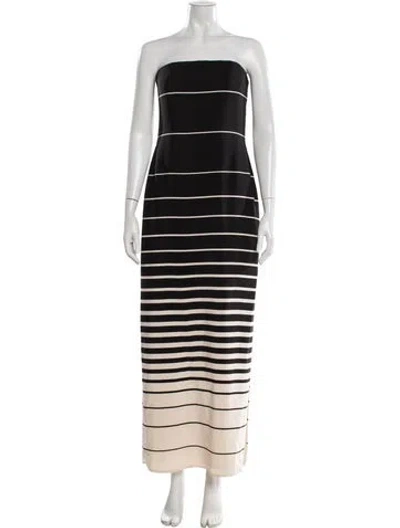 Pre-owned Bill Blass Vintage Long Dress In Multi