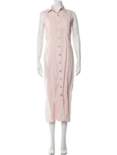 Pre-owned Bill Blass Vintage Long Dress In Pink
