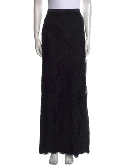Pre-owned Bill Blass Vintage Long Skirt In Black