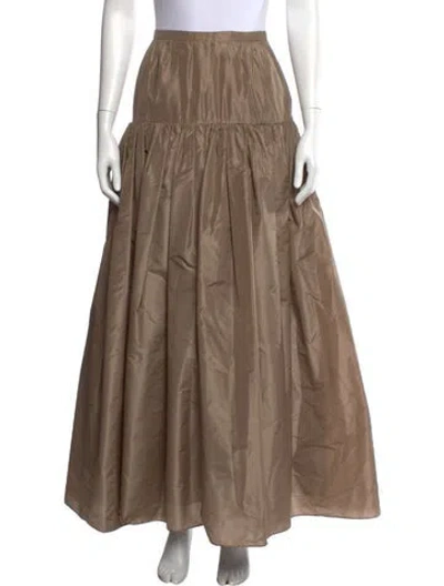 Pre-owned Bill Blass Vintage Long Skirt In Neutral
